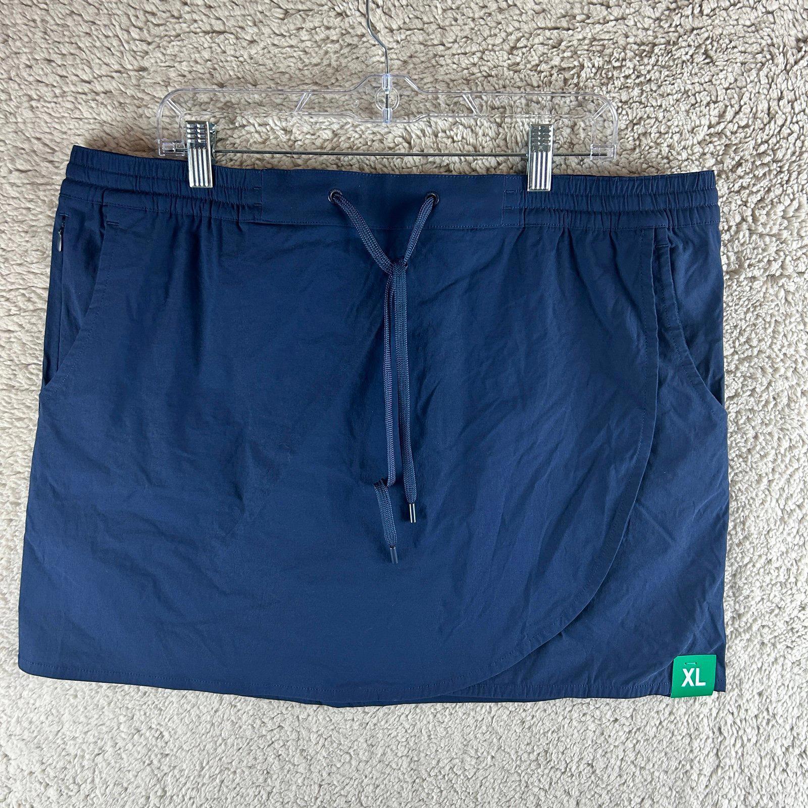 Eddie Bauer Women’s Navy Blue Skort Sz Xl